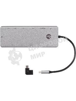 USB-концентратор TypeC -->(2HDMI+DP)4K*60Hz+3USB3.0+TC+USB2.0+RJ45+SD+TF+PD+audio+TCадаптер