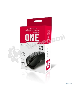 Мышь проводная Smartbuy ONE 215 черная (SBM-215-K)