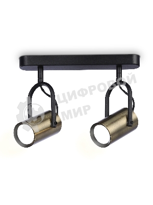 Светильник Ambrella light TA13194/2 BK/SB черный/бронза GU10/2 max 12W 260*100*195