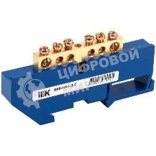 Шина нулевая ШНИ-6х9-6-Д-С на DIN-изол. ШНИ ИЭК YNN10-69-6D-K07