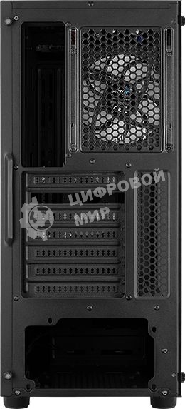 Компьютерный корпус Aerocool/Formula Menace Saturn FRGB-G-BK-v1 черный без БП ATX 4x120мм 2xUSB2.0 1xUSB3.0 audio bott PSU