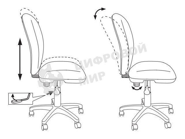 Кресло детское Бюрократ KD-W10 малиновый Sticks 05 крестовина пластик пластик белый