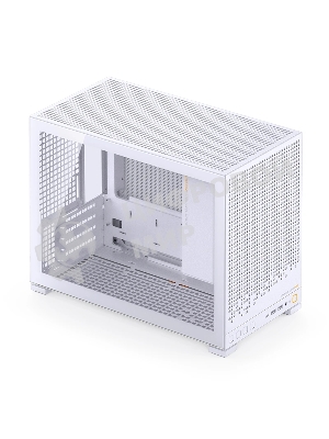 Корпус без блока питания Case JONSBO D32 PRO, Mini-Tower, TG, no fan, 2xUSB-A 3.2 + 1xUSB-C 3.2, mATX, mDTX, mITX White