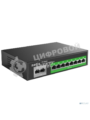 Коммутатор 10PORT Netis P110GC 10/100/1000M 8POE+2XGE