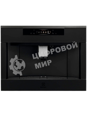 Кофе-машина Electrolux EBC85X автоматическая, сенсорное управление, нержавеющая сталь и черный
