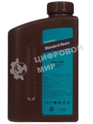 Фотополимерная смола NVPrint Standard Resin Grey для 3D печати; 1 кг/бут