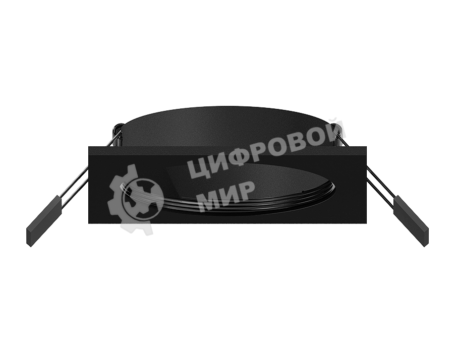 Корпус светильника C6521 SBK черный песок 80*80*H25mm MR16 GU5.3