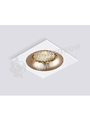 Светильник встраиваемый Ambrella light TN102728 WH/GD белый/золото GU5.3 92*92*23