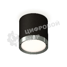 Светильник Ambrella Light XS8142006 SBK/PPH черный песок/графит полированный GX53 (C8142, N8133)