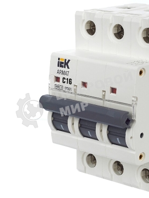 Выключатель автоматический 3п C 16А M06N ARMAT IEK AR-M06N-3-C016