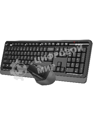 Комплект клавиатура+мышь A4Tech FStyler FG1035 беспроводной, USB, 2000 DPI, чёрный/серый