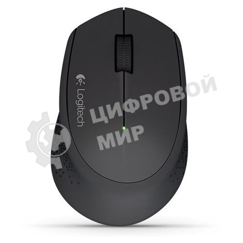 Мышь беспроводная Logitech M280 черный, 1000 dpi, радиоканал, USB, кнопки - 3