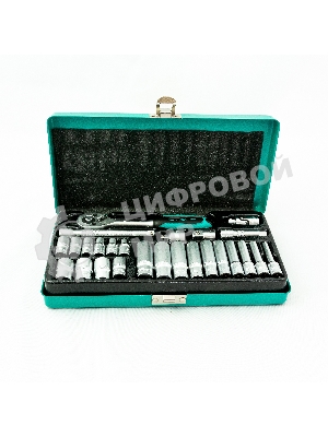 Набор торцевых головок с трещоткой Stels 13574 1/4