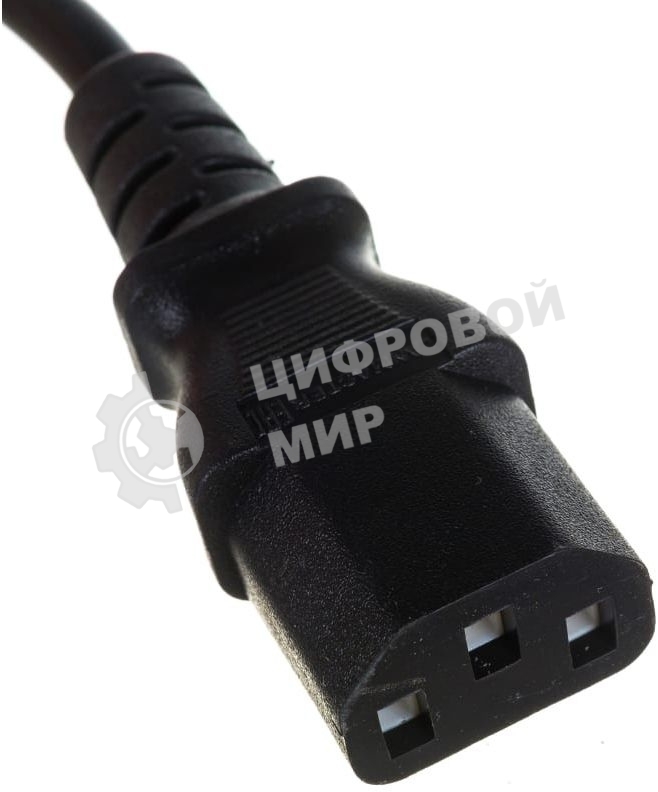 Шнур питания Lanmaster С13-C20, 3х0.75, 220В, 10А, черный, 2 метра