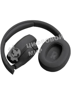 Беспроводные/проводные наушники JBL Tune 720BT черный, полноразмерные, Bluetooth + проводной, быстрая зарядка