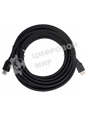 Кабель аудио-видео Cactus CS-HDMI.2-7 HDMI (m)/HDMI (m) 7м. позолоченные контакты черный