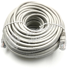 Патч-корд Buro UTP-5E-30M-G-LSZH серый UTP cat.5e RJ-45 (m)-RJ-45 (m) 30м