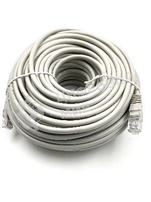 Патч-корд Buro UTP-5E-30M-G-LSZH серый UTP cat.5e RJ-45 (m)-RJ-45 (m) 30м