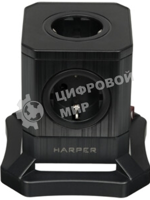 Сетевой фильтр HARPER UCH-730 Black PD3.0