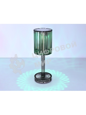 Настольная светодиодная лампа Ambrella light DE8071 GR серый LED RGB 3W (ПДУ RGB)