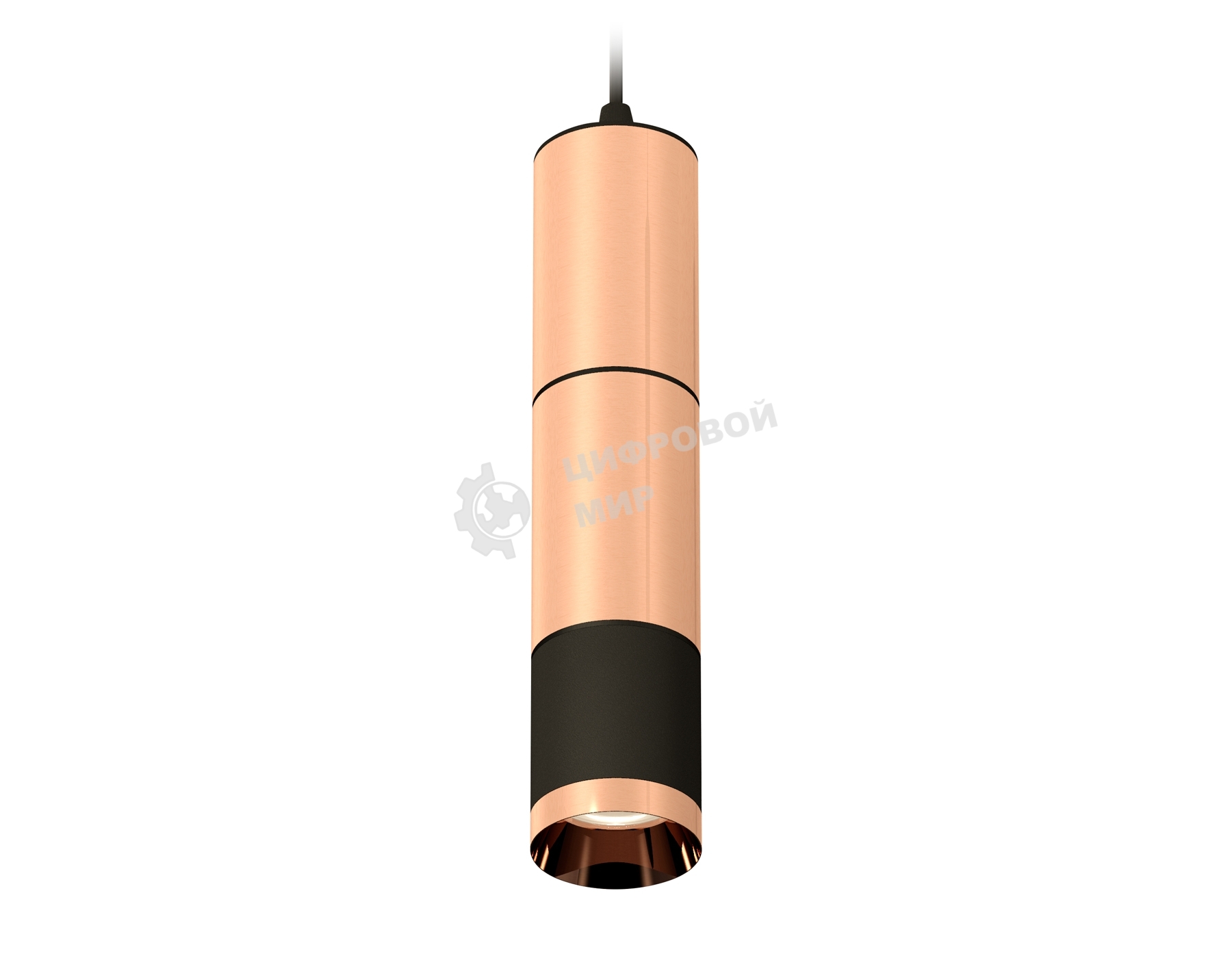 Светильник Ambrella Light XP6302010 PPG/SBK золото розовое полированное/черный песок MR16 GU5.3