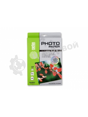 Фотобумага Cactus CS-GA523050 A5/230г/м2/50л. глянцевая для струйной печати