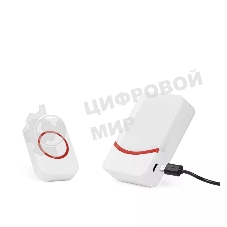 Звонок дверной беспроводной Rexant белый/красный