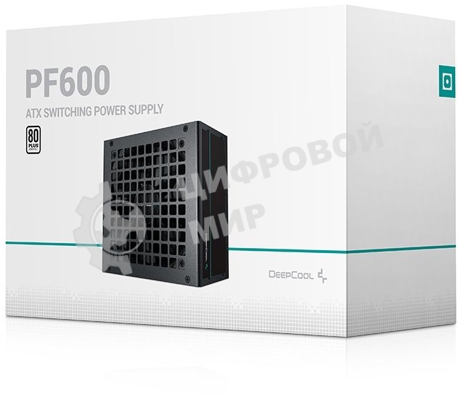 Блок питания Deepcool/GamerStorm PF600 (R-PF600D-HA0B-WDEU), 600Вт, 80 PLUS, 120мм, черный