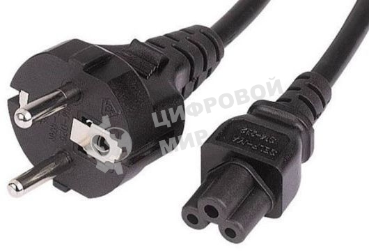 Кабель Buro IEC C5 (3-pin) Евровилка 3м