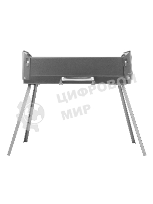 Мангал-дипломат Palisad Camping в сумке 410x280x125 мм, 1,5 мм, 6 шампуров в комплекте