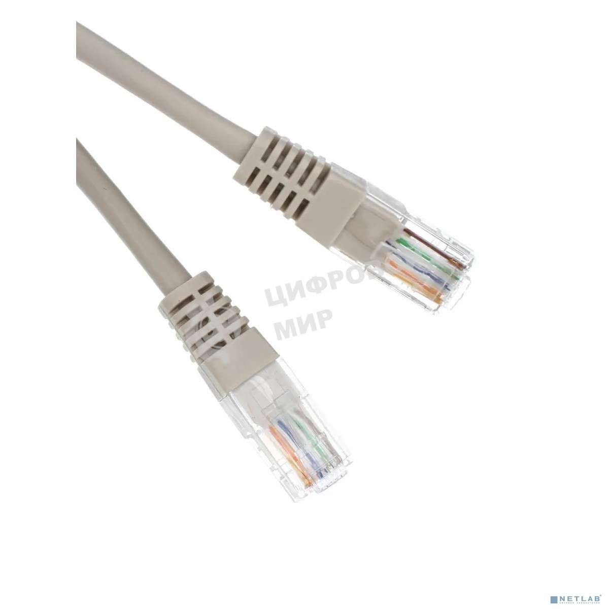 Патч-корд литой Aopen/Qust UTP cat.5е 30м серый