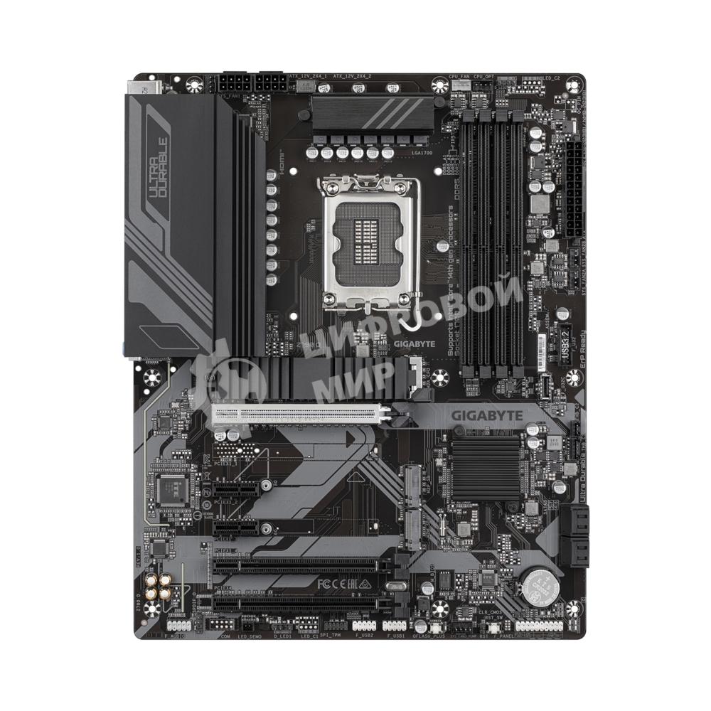 Материнская плата Gigabyte Z790 D, LGA 1700, Intel Z790, 4xDDR5, 4xSATA, 3xM.2, 1xPCI-E 3.0 x1, 1xPCI-E 4.0 x4, 1xPCI-E 5.0 x16, 1xHDMI, 1xDP, 1x 2.5Gb LAN, 4xUSB-A 2.0, 4xUSB-A 3.2 Gen 1, 1xUSB 3.2 Gen 2, 7.1, ATX
