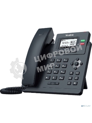 Телефон SIP Yealink SIP-T31P WITHOUT PSU черный (без БП)