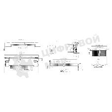 Разъем FPC Half Coverage Top Contact 1.0K-BS-30PWB 30 pin высота 2мм шаг 1мм