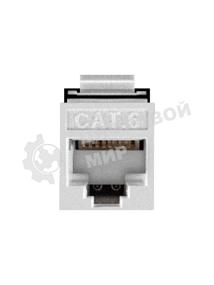 Модуль-вставка Keystone Jack RJ-45 ExeGate KJ-8P8C-U-C6-180-TL (Кат.6, неэкранированная, 180 градусов, IDC Toolless (без инструмента))