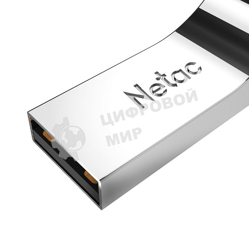 Флешка USB Netac U275 (NT03U275N-004G-20SL), 4Gb, USB 2.0, R/W 50/15, серебристый