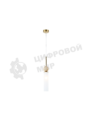 Светильник Ambrella light LH53256 BS/FR латунь/белый матовый E14 max 40W D80*470