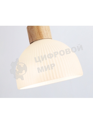 Светильник Ambrella light TR83133 LW/FR светлое дерево/белый матовый E27 max 40W D180*1040