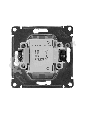 Механизм выключателя 1-кл. AtlasDesign (сх.1) 10АХ бел. SchE ATN000111