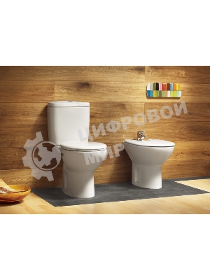Сиденье ROCA VICTORIA ZRU8013900  металлические петли дюропласт