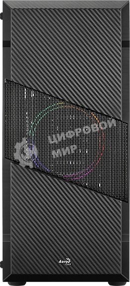 Компьютерный корпус Aerocool/Formula Menace Saturn FRGB-G-BK-v1 черный без БП ATX 4x120мм 2xUSB2.0 1xUSB3.0 audio bott PSU