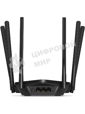 Роутер Mercusys AC1900 Wireless AC Gigabit Router, 600 Mbps at 2.4 GHz + 1300 Mbps at 5 GHz, 6×5dBi Fixed External Antennas with Beamforming, 2× G LAN Ports, 1× G WAN Port, Access Point Mode, 3X3 MU-MIMO, Parental Controls, Guest Network, Smart Connect