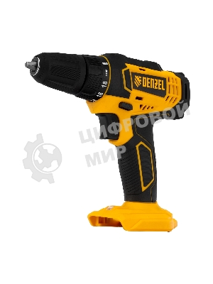Дрель-шуруповерт Denzel CDL-18-0, 18 В, 0 Ач, 30 Нм, щеточный
