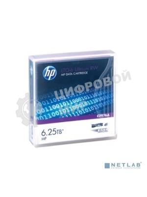 Картридж Hewlett-Packard LTO-6 Ultrium 6.25Tb (C7976A)