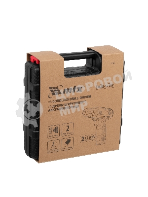 Дрель-шуруповерт аккумуляторная MTX MCDL-12-02P, Аккумуляторная, 12В, 2 АКБ, Кейс