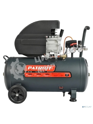 Компрессор поршневой безмасляный Patriot Professional 50-340, 340 л/мин, 8 бар, 2000 Вт, 50 л, быстросъемный 1/4