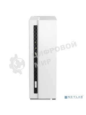 Сетевое хранилище SMB QNAP TS-133 NAS 1 HDD tray. ARM 4-core Cortex-A55 1.8GHz, ram 2 Gb (max), 1x1GbE, 1xUSB 2.0 port,1xUSB 3.2 Gen 1