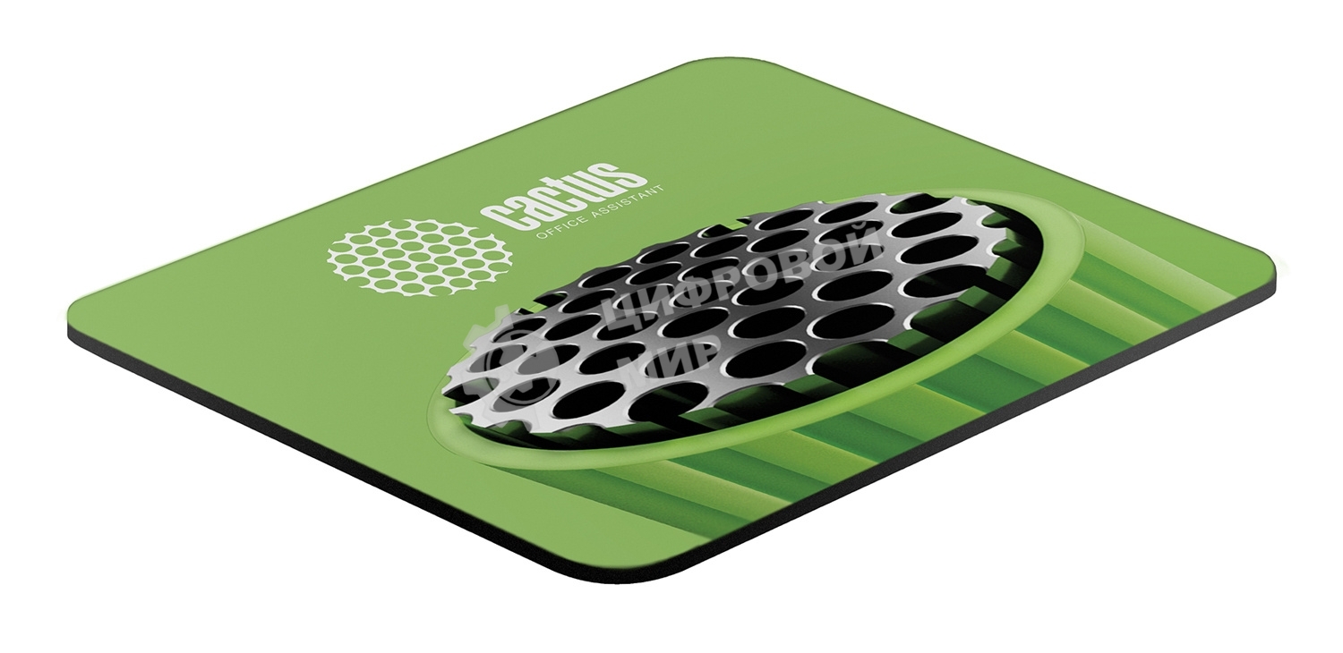 Коврик для мыши Cactus CS-MP-C01S зеленый 250x200x3мм