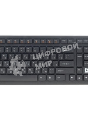 Комплект клавиатура+мышь Defender Columbia C-775 беспроводной, USB, 1600 DPI, чёрный