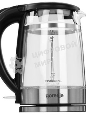 Чайник электрический Gorenje K17GDW 743902 черный